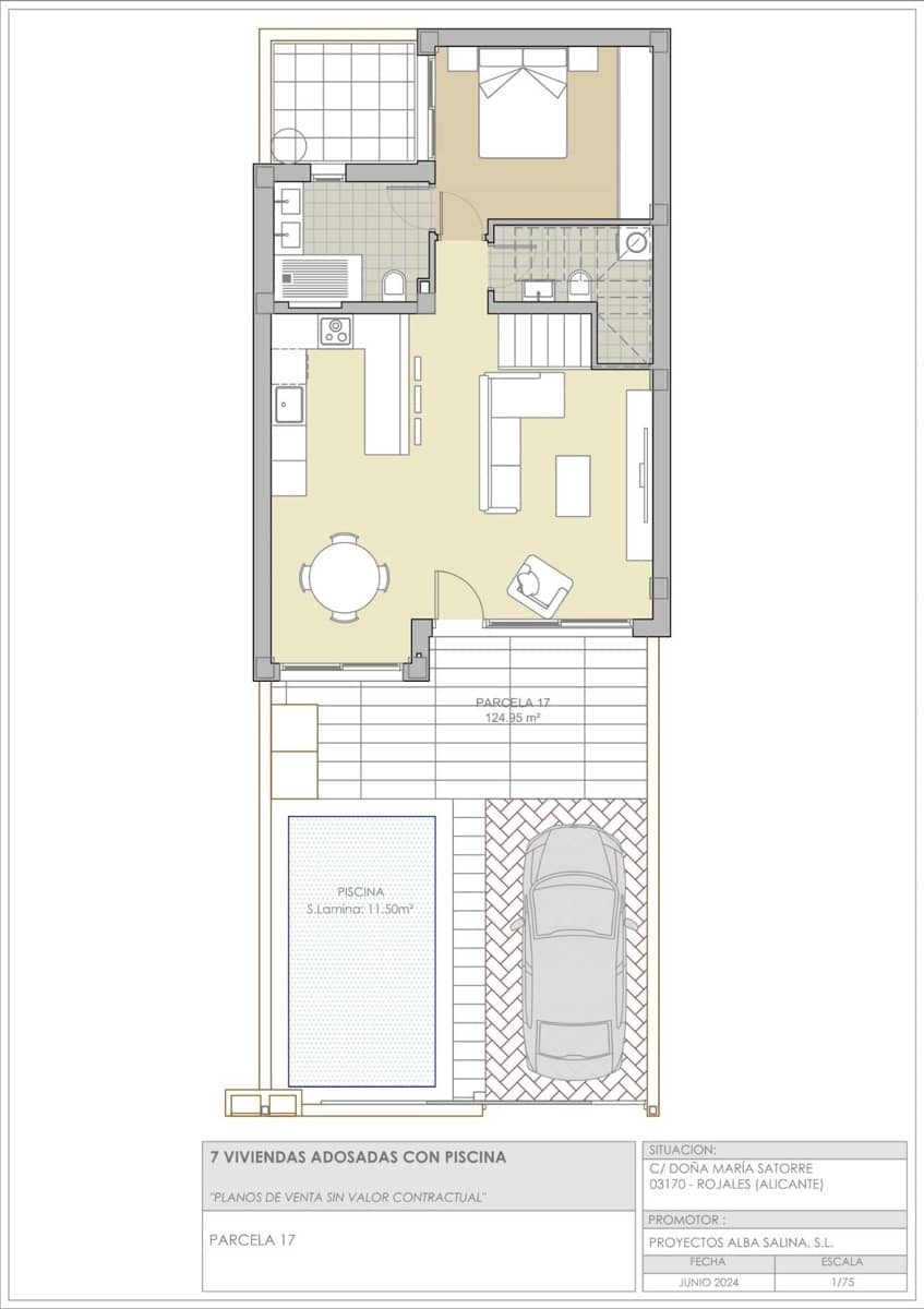 3 chambre Maison de Ville à vendre à Rojales avec piscine garage - 365 900 € (Ref: 9477220)