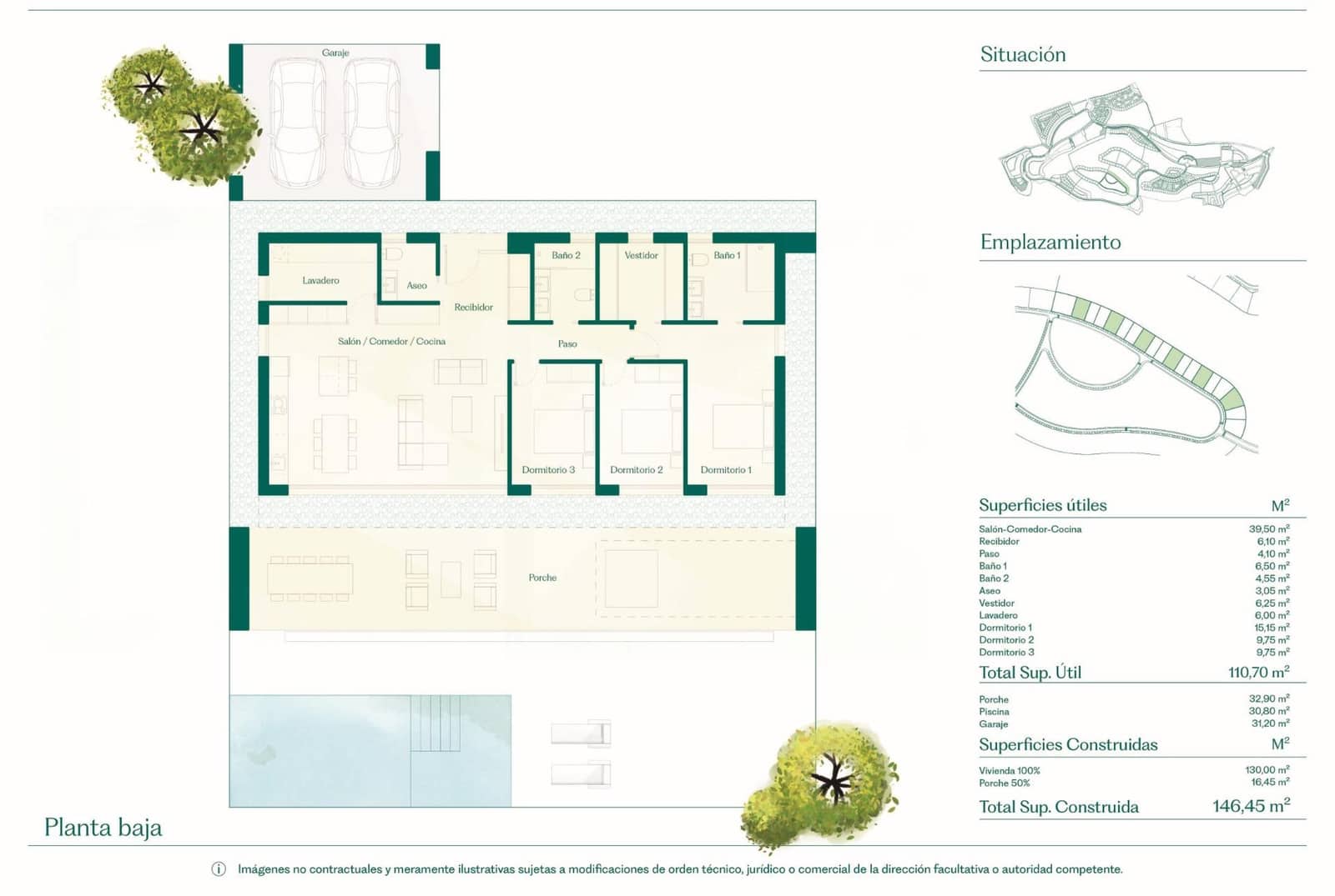 3 Zimmer Villa zu verkaufen in Hacienda del Alamo mit Pool - 509.960 € (Ref: 9562919)