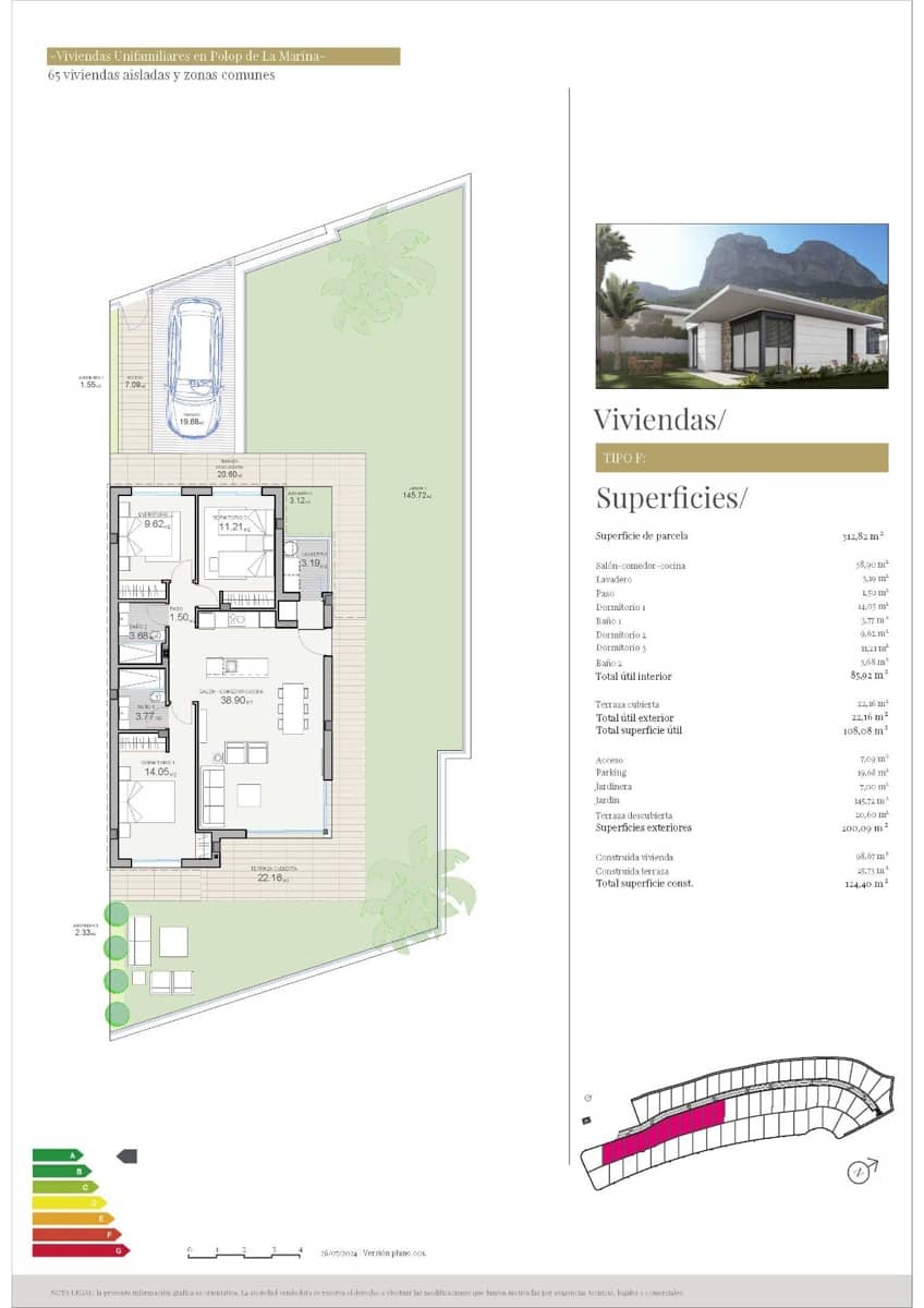 3 Zimmer Villa zu verkaufen in Polop mit Garage - 503.000 € (Ref: 9563106)