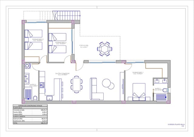 3 soveværelse Villa til salg i Los Montesinos med garage - € 409.900 (Ref: 9572752)