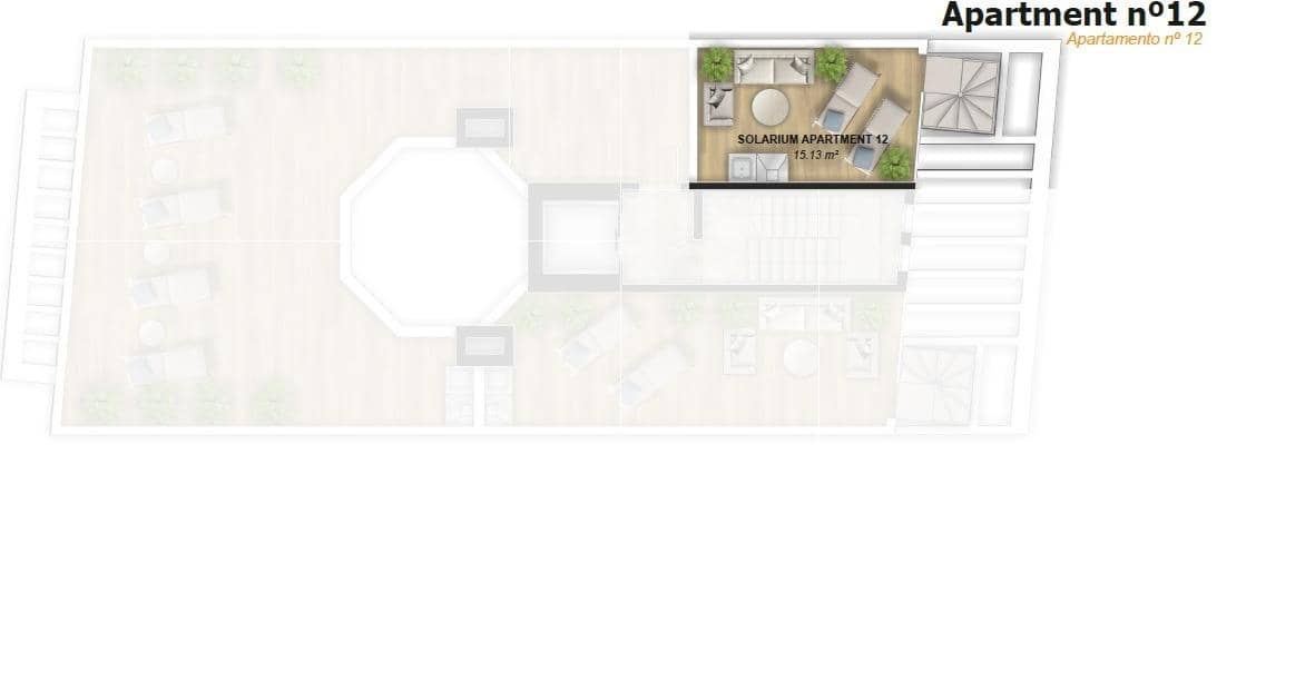 2 sovrum Takvåning till salu i Torrevieja med pool - 380 000 € (Ref: 9573038)