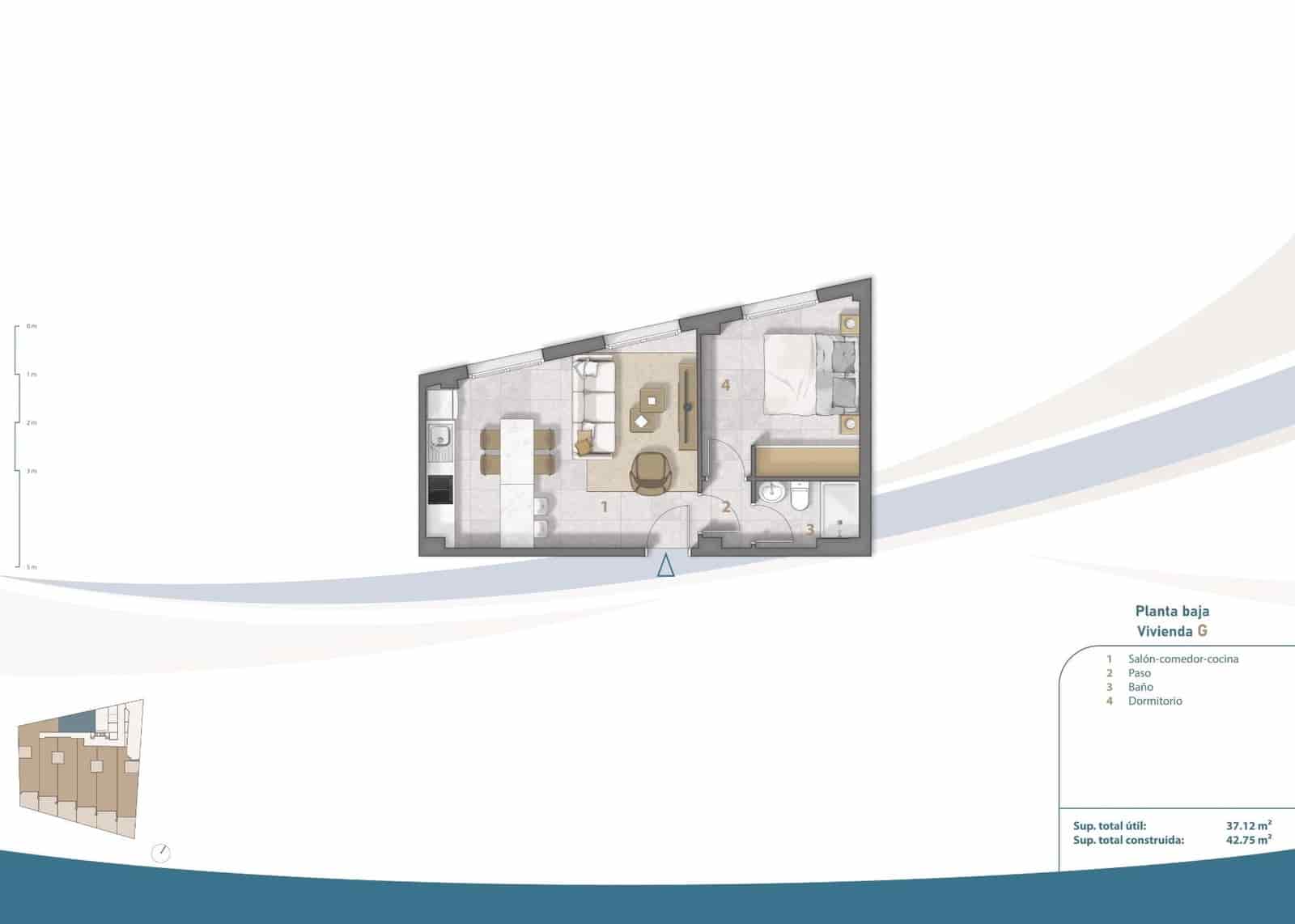 1 Zimmer Apartment zu verkaufen in Lo Pagan mit Pool Garage - 240.000 € (Ref: 9577384)