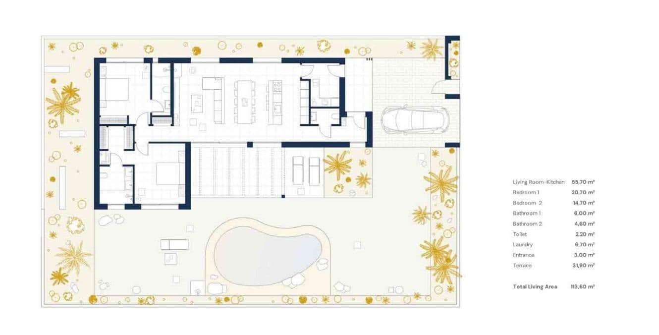 2 camera da letto Villa in vendita in Banos y Mendigo con piscina garage - 605.000 € (Rif: 9654573)