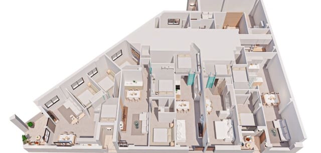 2 makuuhuone Huoneisto myytävänä paikassa Pilar de la Horadada - 137 000 € (Ref: 9655202)