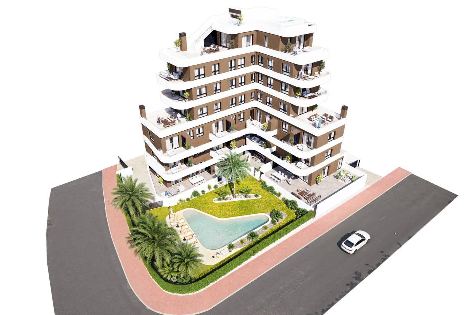 2 Zimmer Apartment zu verkaufen in Guardamar del Segura mit Pool Garage - 298.000 € (Ref: 9667247)