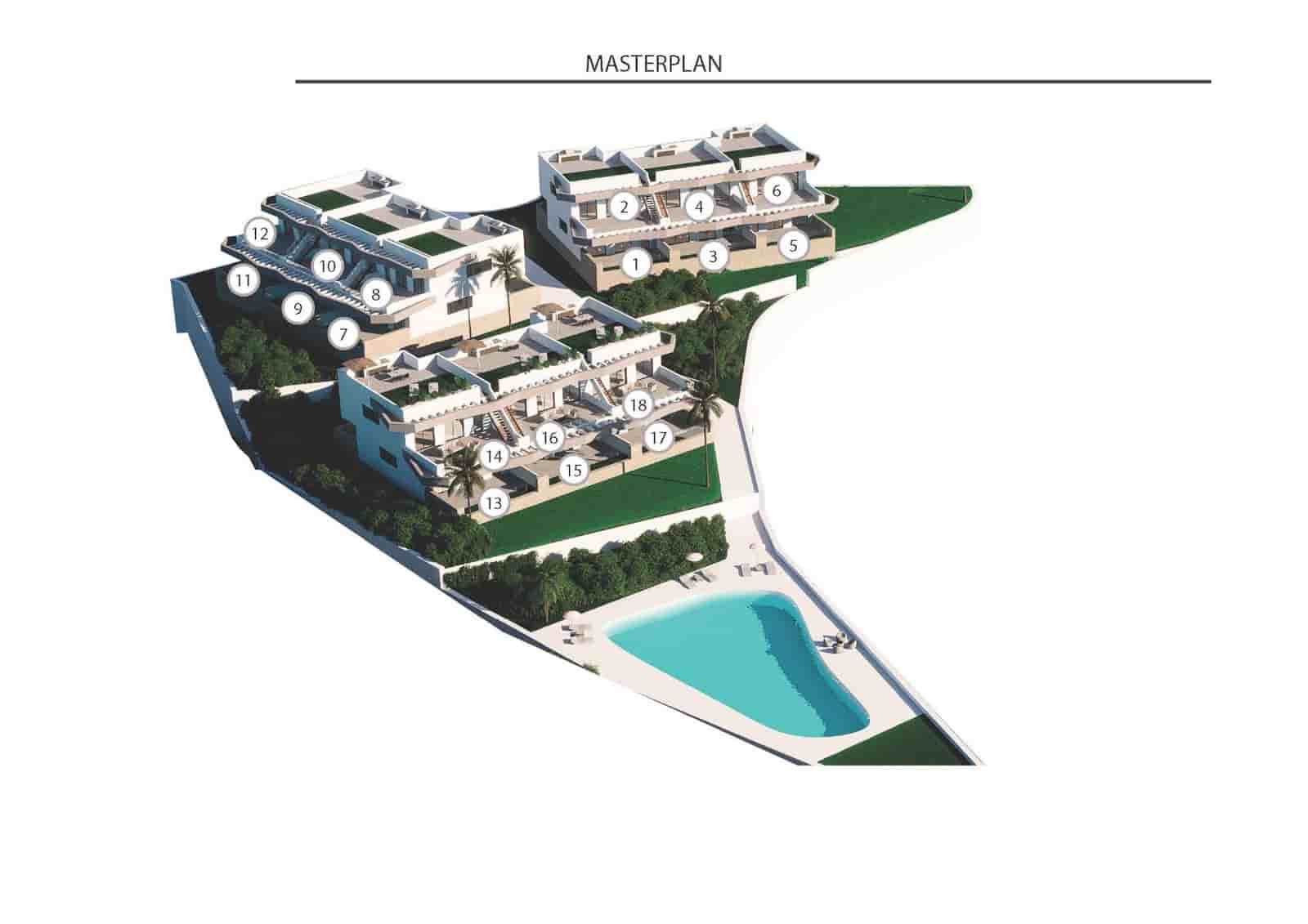 Bungalow de 2 habitaciones en Finestrat en venta con piscina garaje - 432.400 € (Ref: 9667306)