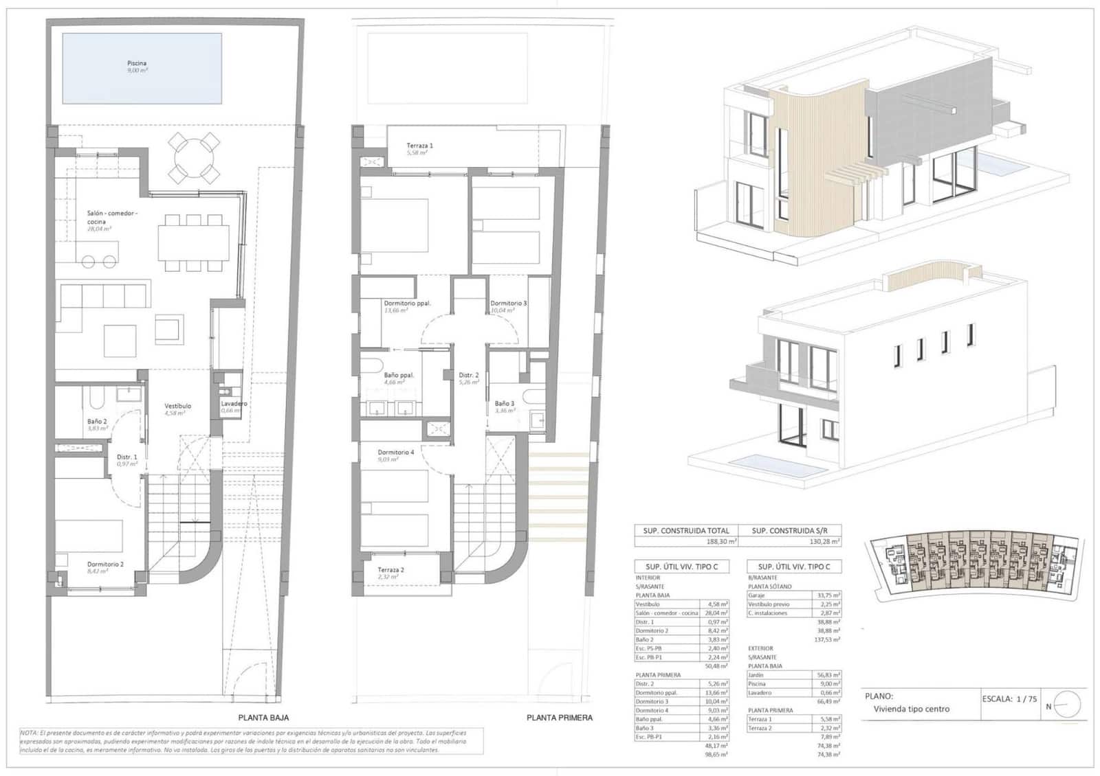4 sovrum Villa till salu i Aguilas med pool garage - 399 000 € (Ref: 9691809)