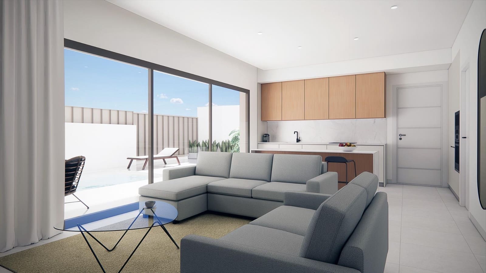 3 chambre Bungalow à vendre à Pilar de la Horadada avec piscine garage - 291 500 € (Ref: 9709526)