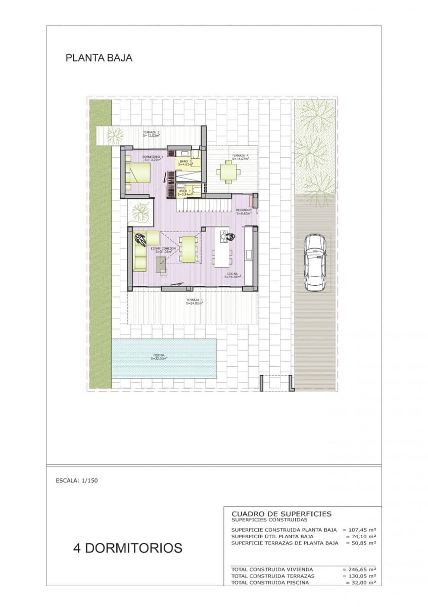 Chalet de 4 habitaciones en Campoamor en venta con piscina - 3.200.000 € (Ref: 9709709)