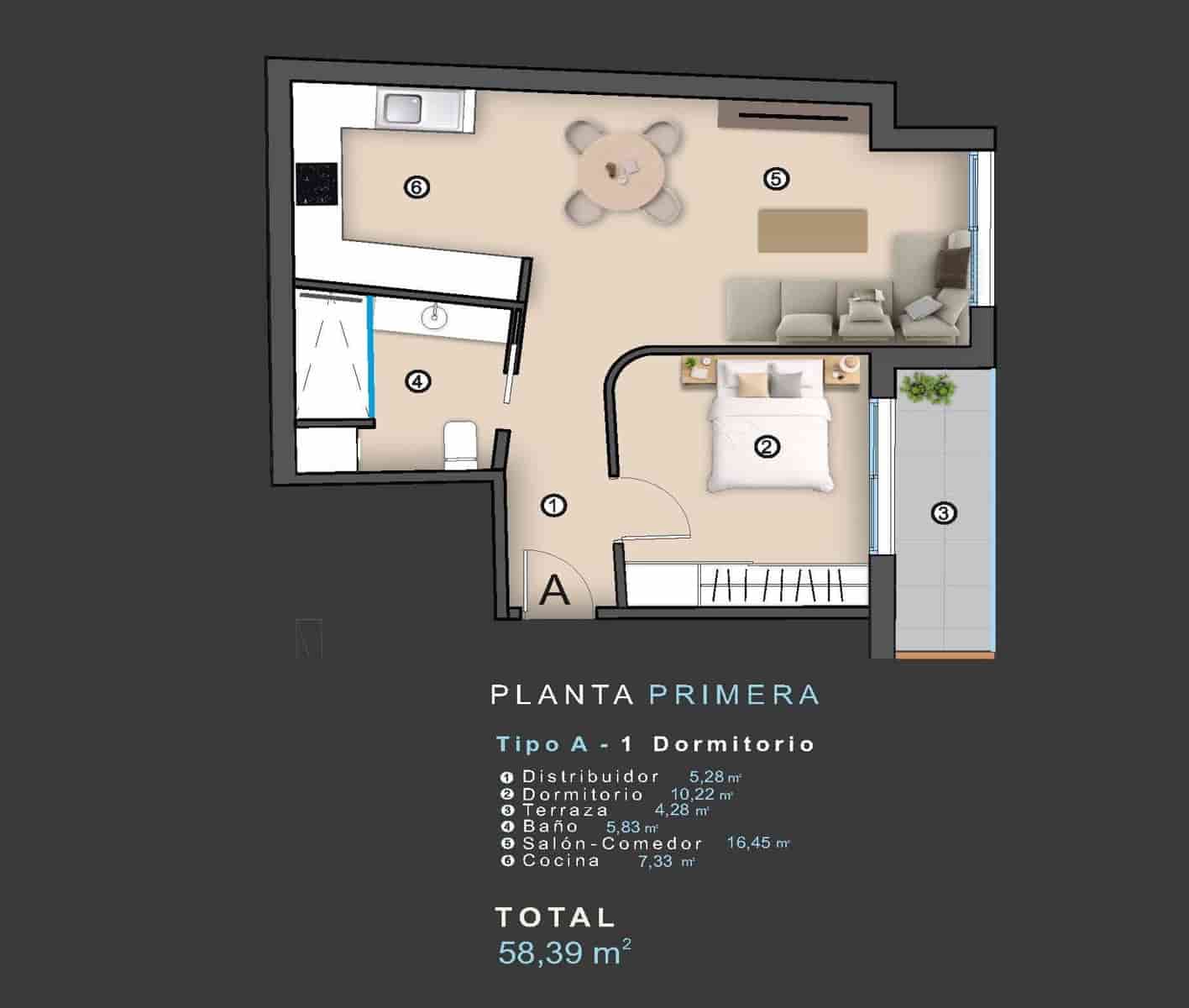 1 sypialnia Apartament na sprzedaż w Torrevieja - 170 000 € (Ref: 9709729)
