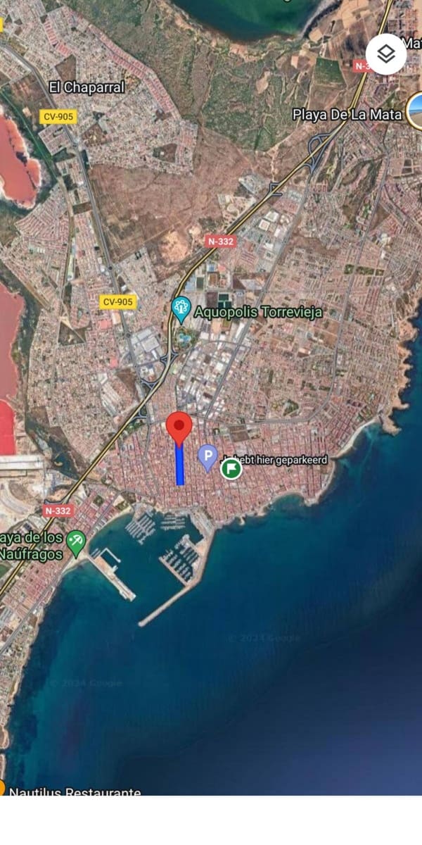 2 Zimmer Apartment zu verkaufen in Torrevieja mit Pool Garage - 124.900 € (Ref: 9754134)