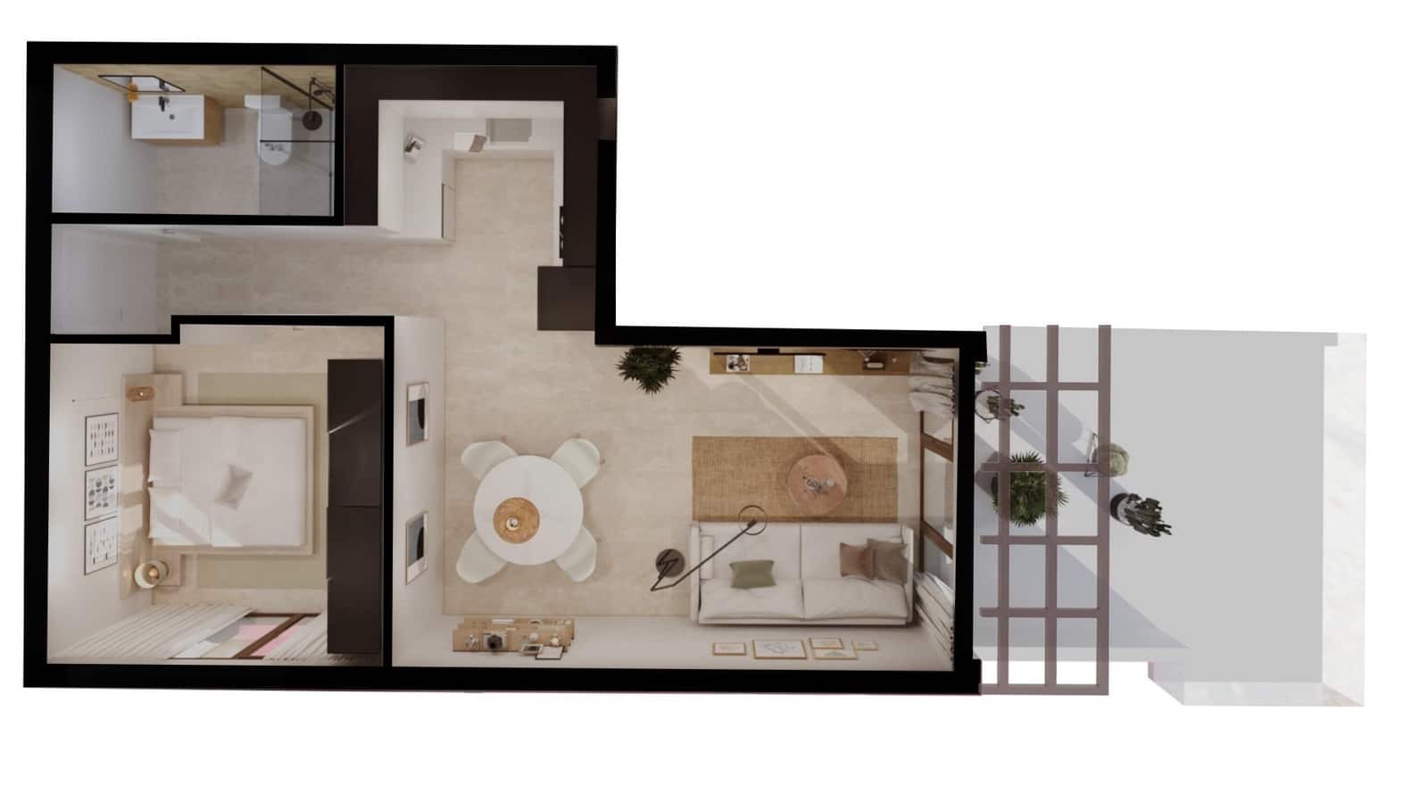 1 chambre Appartement à vendre à Vera avec piscine garage - 187 950 € (Ref: 9905853)