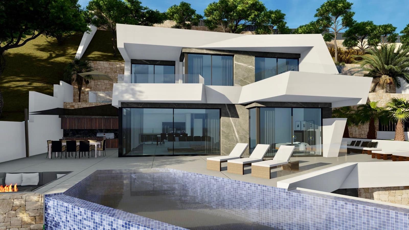 4 soverom Villa til salgs i Calpe / Calp med svømmebasseng garasje - € 1 690 000 (Ref: 7162260)