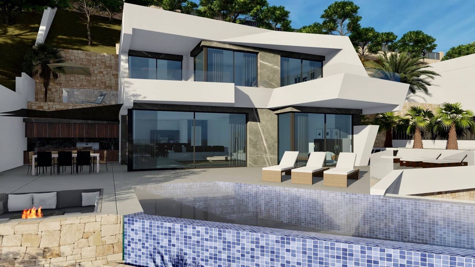 4 bedroom Villa for sale in Calpe / Calp with pool garage - € 1,690,000 (Ref: 7162260)
