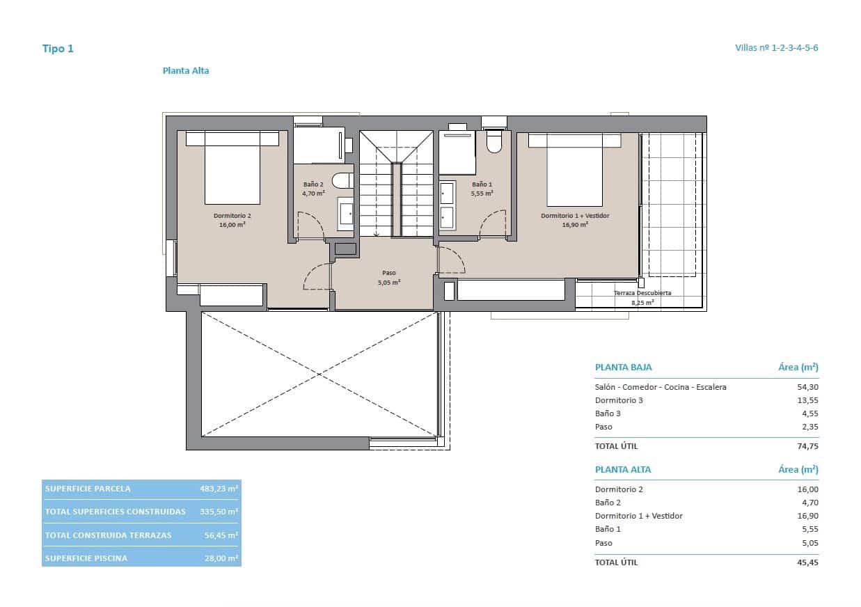 3 soverom Villa til salgs i Finestrat med svømmebasseng garasje - € 1 095 000 (Ref: 7296450)