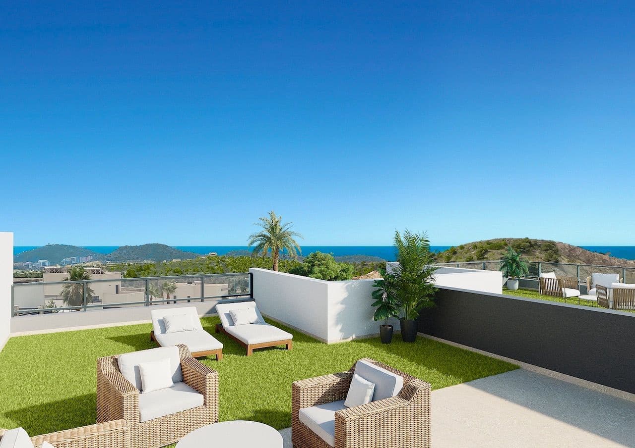 3 chambre Villa/Maison Semi-Mitoyenne à vendre à Finestrat avec piscine garage - 435 000 € (Ref: 7484967)