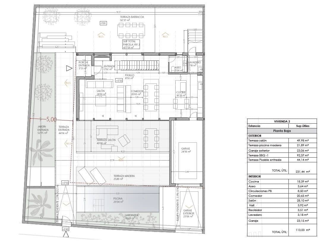 3 sypialnia Willa na sprzedaż w Albir z basenem garażem - 1 450 000 € (Ref: 7650934)
