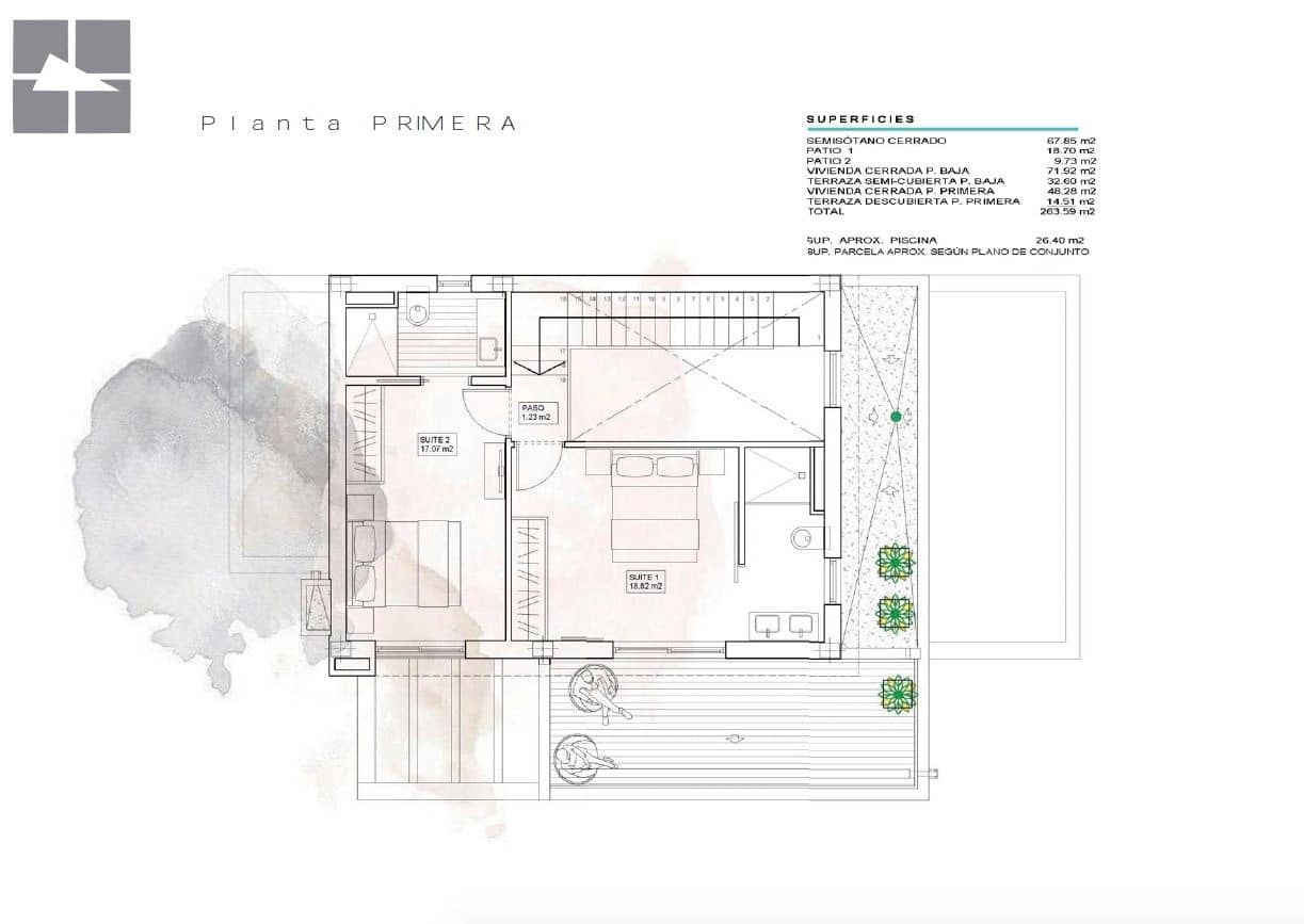 3 soverom Villa til salgs i Finestrat med svømmebasseng garasje - € 515 000 (Ref: 7697754)
