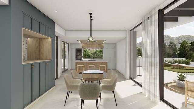 3 Zimmer Villa zu verkaufen in Polop mit Pool Garage - 685.000 € (Ref: 8874002)