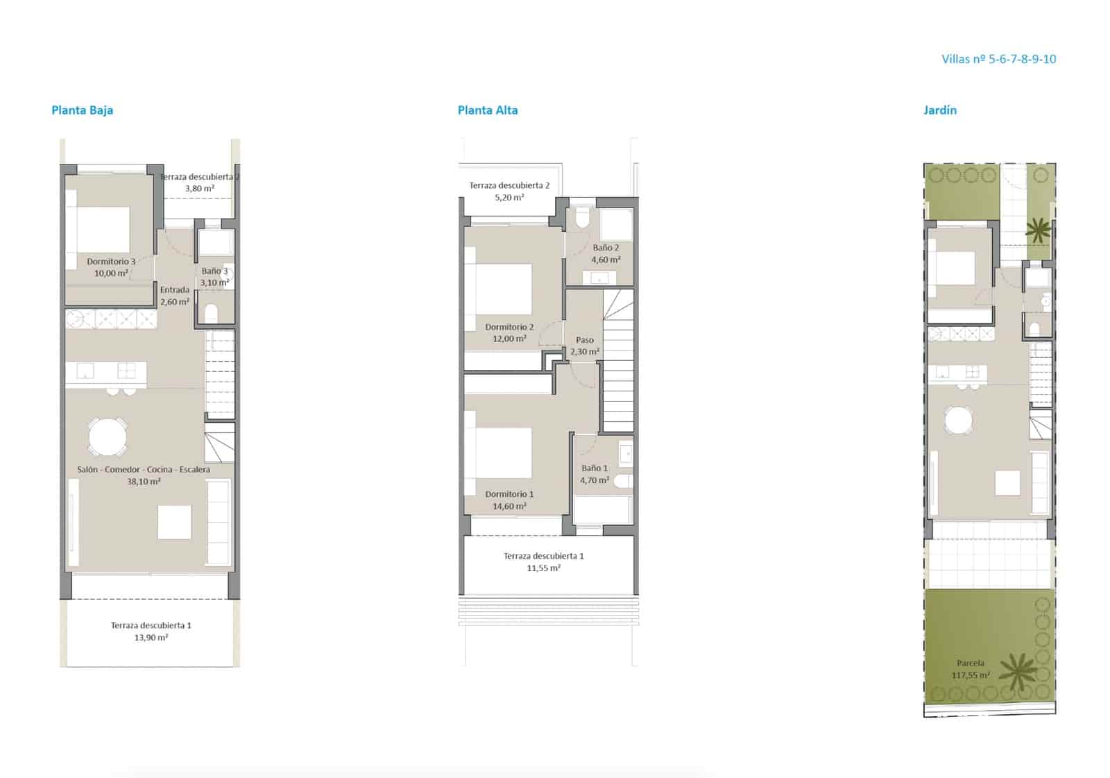 3 soverom Bungalow til salgs i Finestrat med svømmebasseng - € 495 000 (Ref: 8894533)