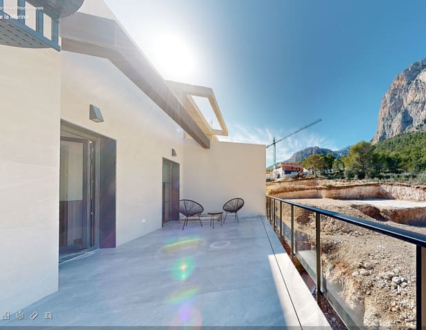 3 Zimmer Doppelhaus zu verkaufen in Polop mit Pool Garage - 523.160 € (Ref: 8998423)