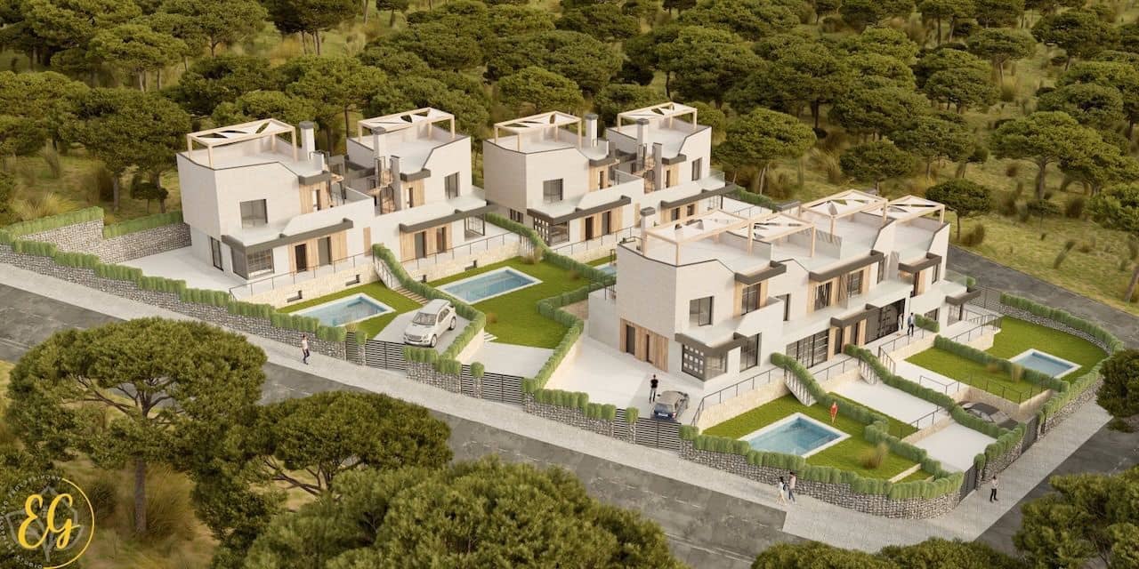 3 slaapkamer Halfvrijstaande villa te koop in Polop met zwembad - € 523.160 (Ref: 8998423)