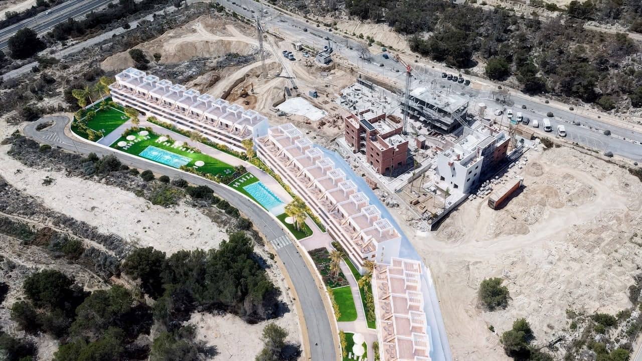 2 soverom Leilighet til salgs i Finestrat med svømmebasseng garasje - € 309 900 (Ref: 9000756)