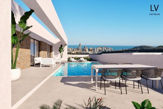 3 bedroom Villa for sale in Finestrat with pool garage - € 599,900 (Ref: 9000757)