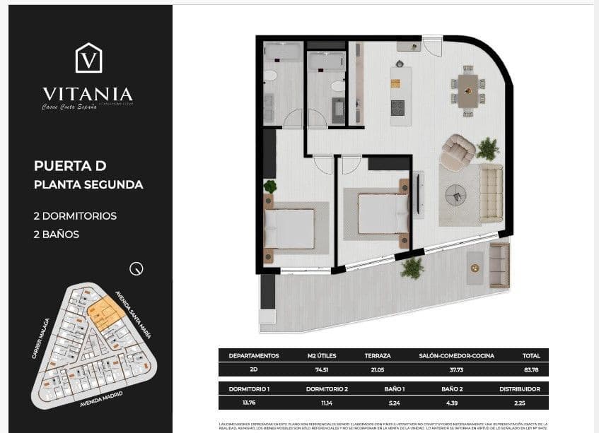 2 soverom Leilighet til salgs i Calpe / Calp - € 398 000 (Ref: 9124634)