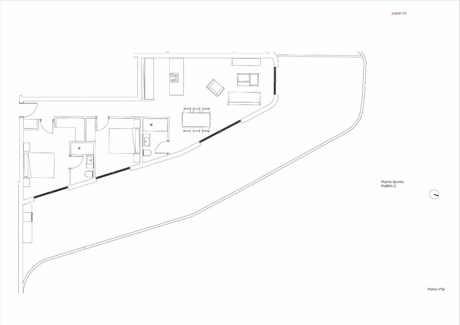 2 sypialnia Apartament na sprzedaż w Calpe / Calp z basenem - 398 000 € (Ref: 9124634)