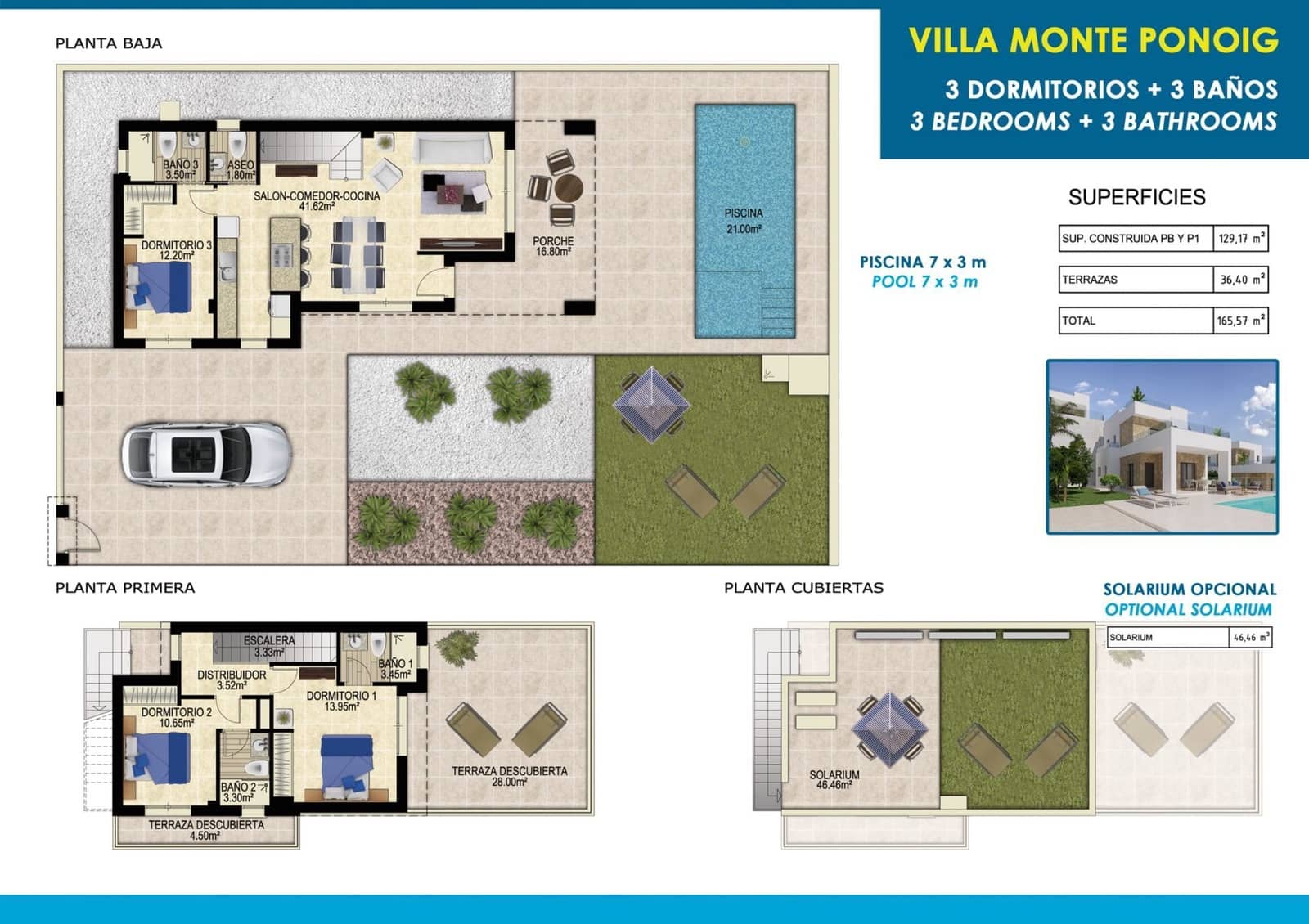 3 soveværelse Villa til salg i Polop med swimmingpool - € 598.000 (Ref: 9165499)