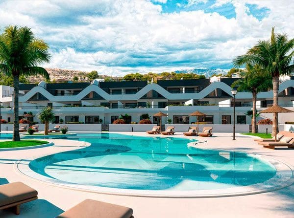 2 sovrum Lägenhet till salu i Alfaz del Pi / L'Alfas del Pi med pool - 287 000 € (Ref: 9500717)