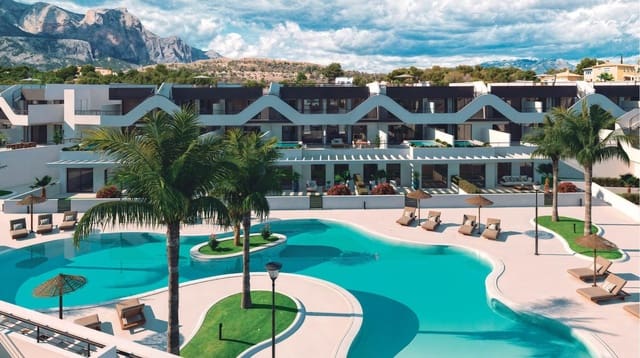 2 sovrum Lägenhet till salu i Pueblo - Urbanizaciones, Alfaz del Pi / L'Alfàs del Pi med pool - 287 000 € (Ref: 9500717)