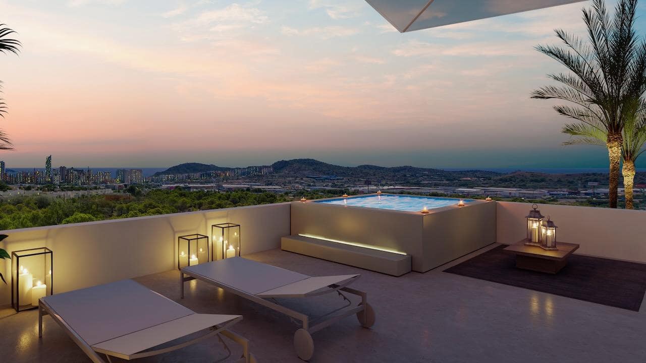 Apartamento de 2 habitaciones en Finestrat en venta con piscina garaje - 419.000 € (Ref: 9777300)