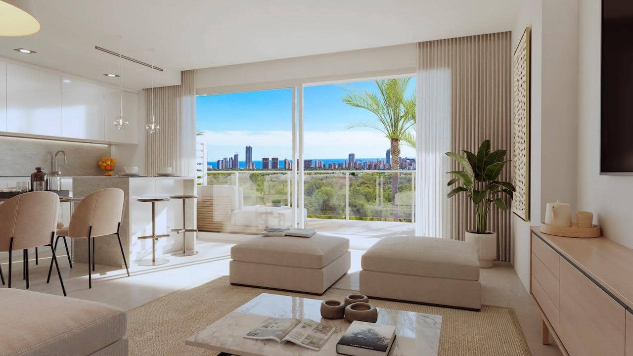 Apartamento de 2 habitaciones en Finestrat en venta con piscina garaje - 419.000 € (Ref: 9777300)