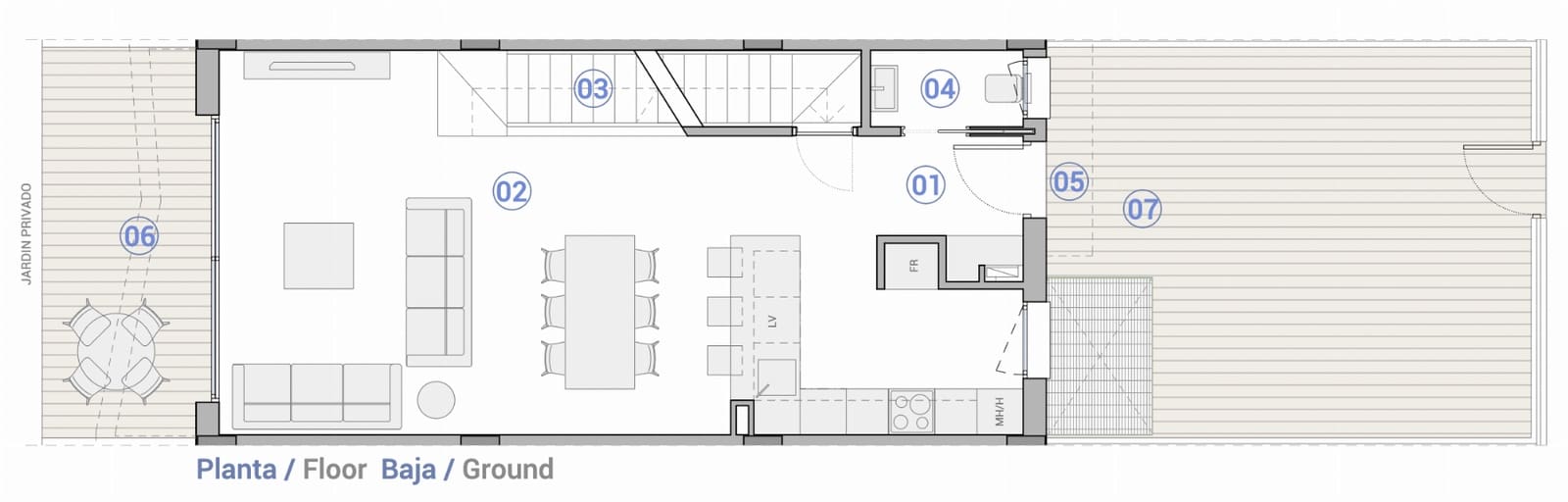 3 quarto Moradia Geminada para venda em El Campello com piscina garagem - 667 000 € (Ref: 9923089)