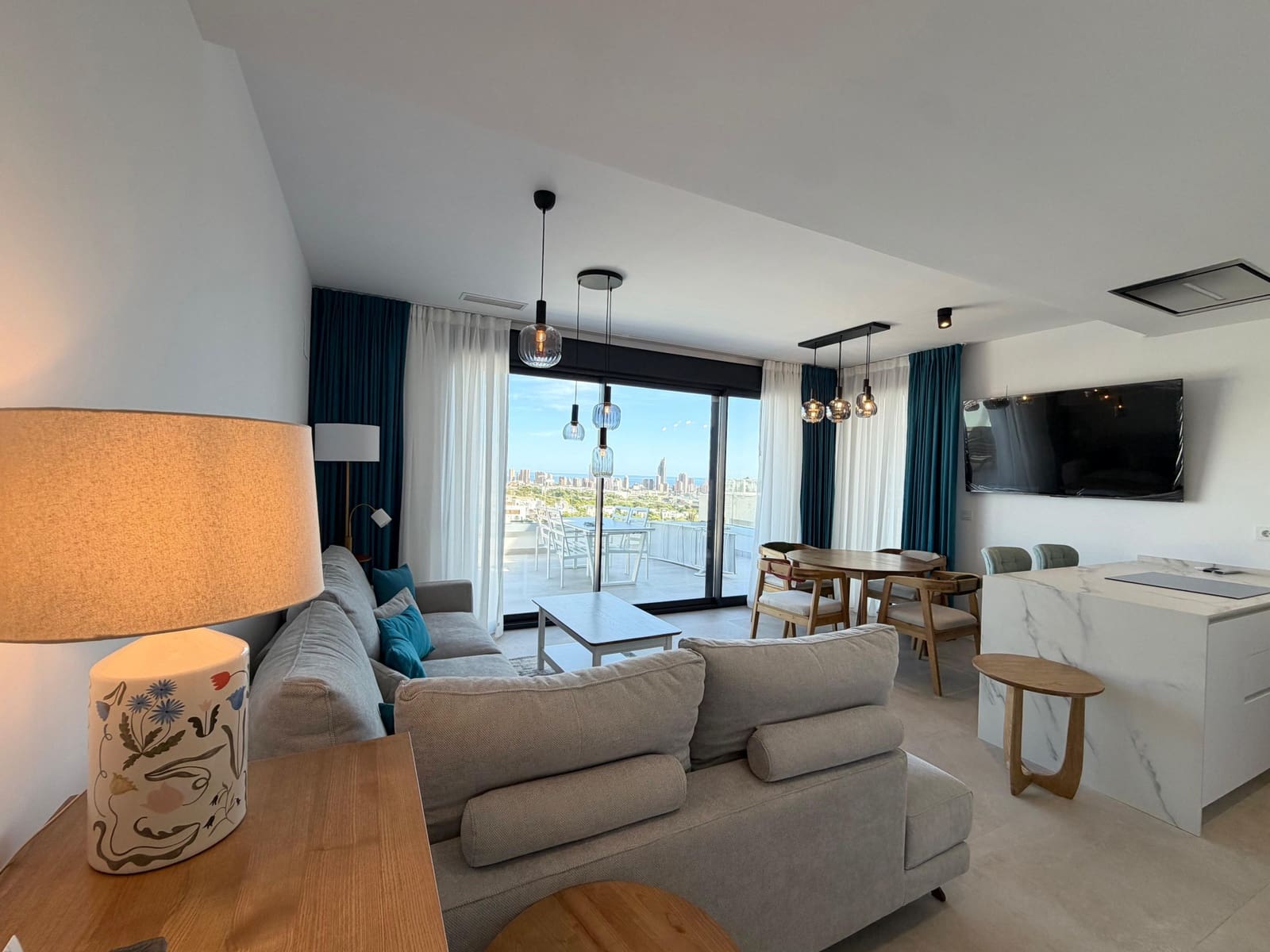 2 slaapkamer Appartement te huur in Finestrat met zwembad garage - € 2.500 (Ref: 10100148)