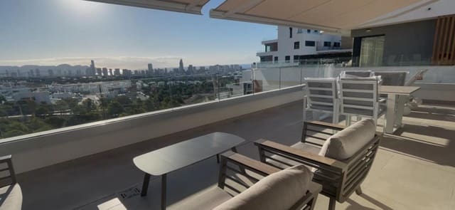 2 sovrum Lägenhet att hyra i Balcón de Finestrat - Terra Marina, Finestrat med pool garage - 2 500 € (Ref: 10100148)