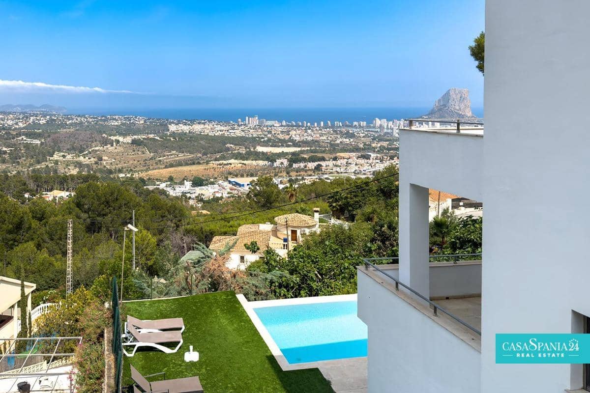 5 makuuhuone Huvila myytävänä paikassa Calpe / Calp mukana uima-altaan - 1 575 000 € (Ref: 9065398)