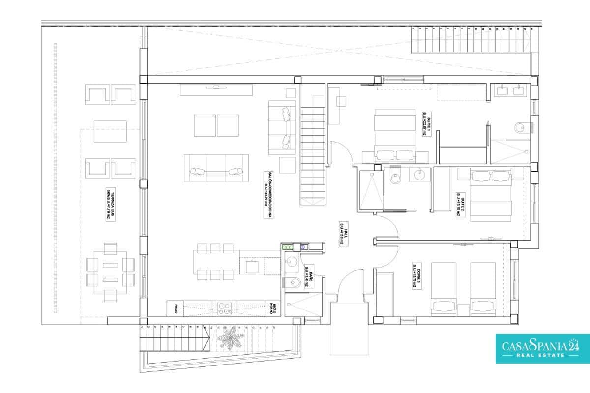 5 bedroom Villa for sale in Finestrat with garage - € 875,000 (Ref: 9396255)