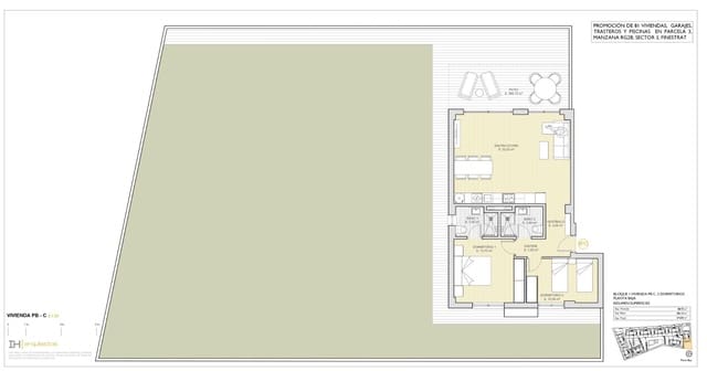 2 camera da letto Bungalow in vendita in Finestrat con piscina garage - 525.000 € (Rif: 9446627)