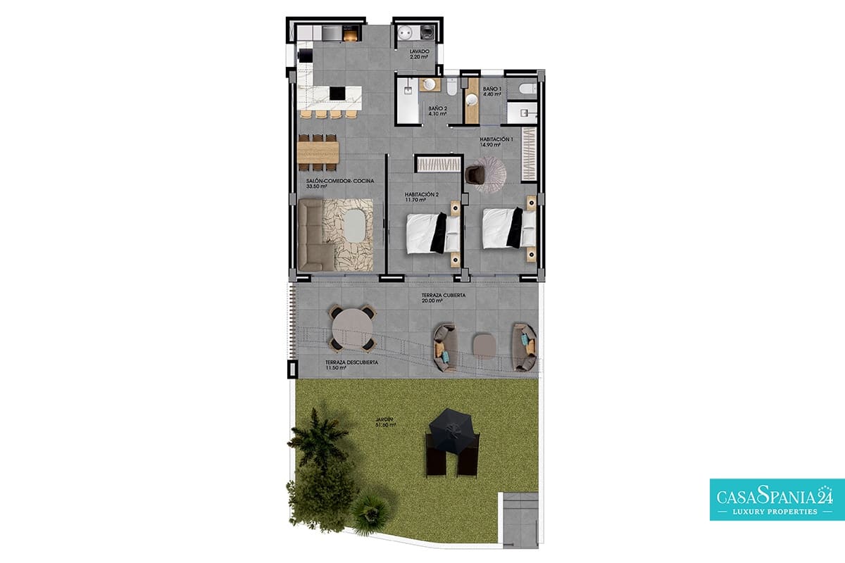 2 bedroom Apartment for sale in Finestrat with pool garage - € 410,000 (Ref: 9787639)