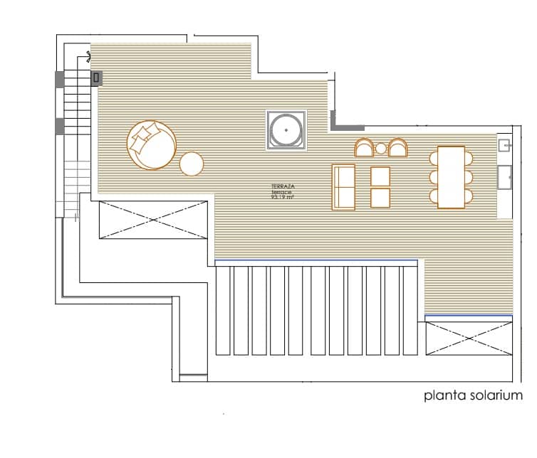 3 sovrum Takvåning till salu i Estepona med pool - 725 000 € (Ref: 9787647)