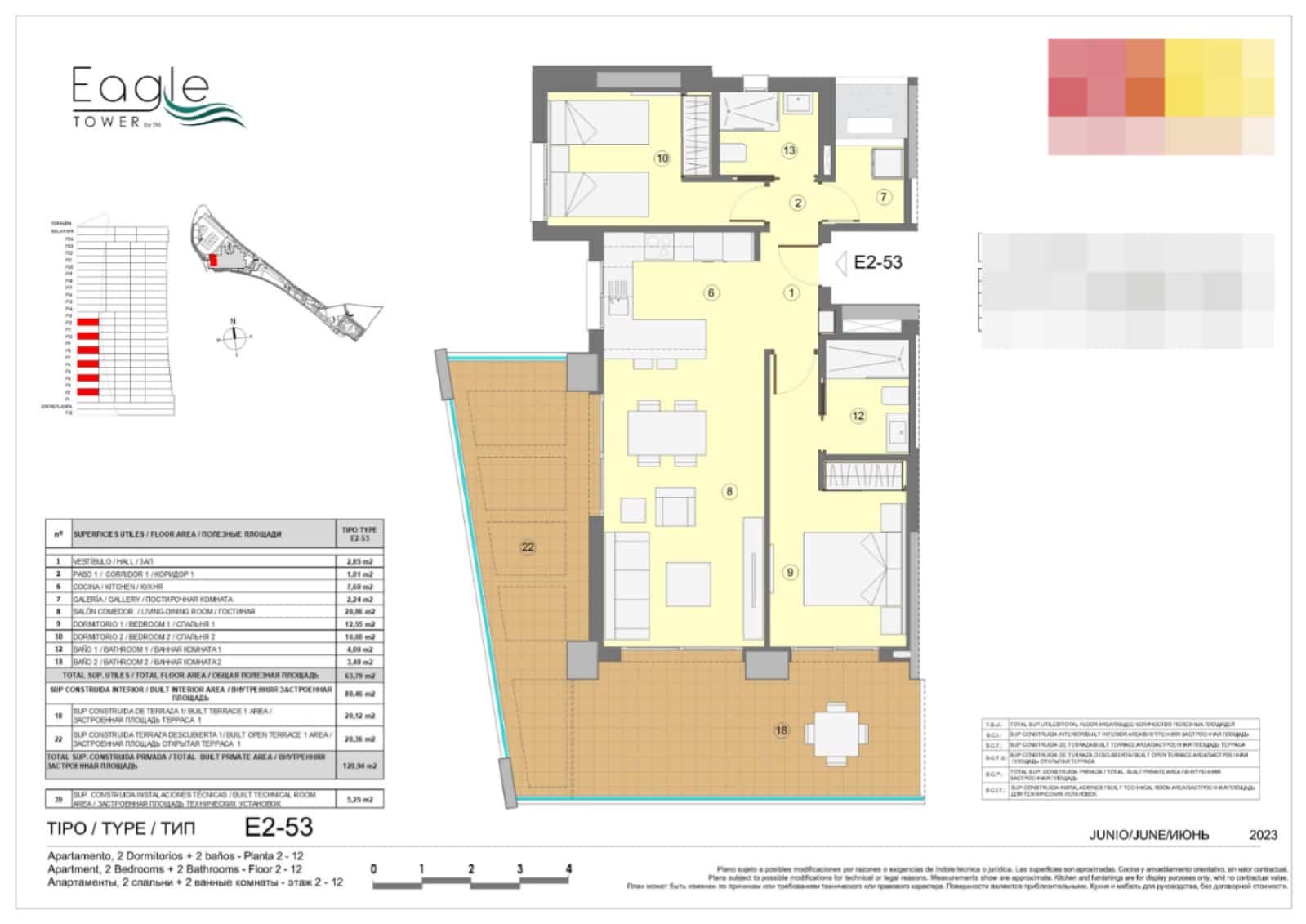 2 soveværelse Lejlighed til salg i Benidorm med swimmingpool garage - € 550.000 (Ref: 9790017)