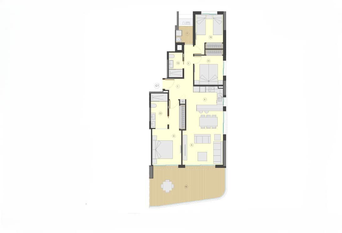 3 bedroom Apartment for sale in Calpe / Calp with pool garage - € 1,029,000 (Ref: 9854729)