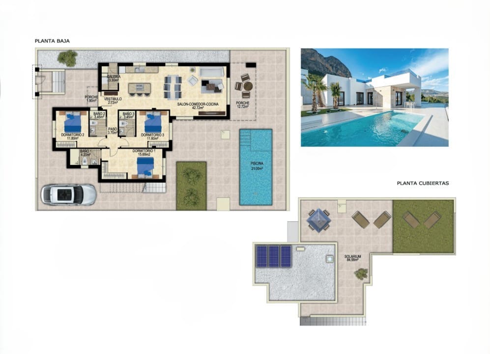 3 camera da letto Villa in vendita in Polop con piscina garage - 659.000 € (Rif: 9899266)