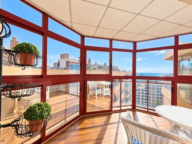 2 Zimmer Penthouse zu verkaufen in Ensanche - Diputacion, Alicante / Alacant Stadt mit Garage - 375.000 € (Ref: 10135595)