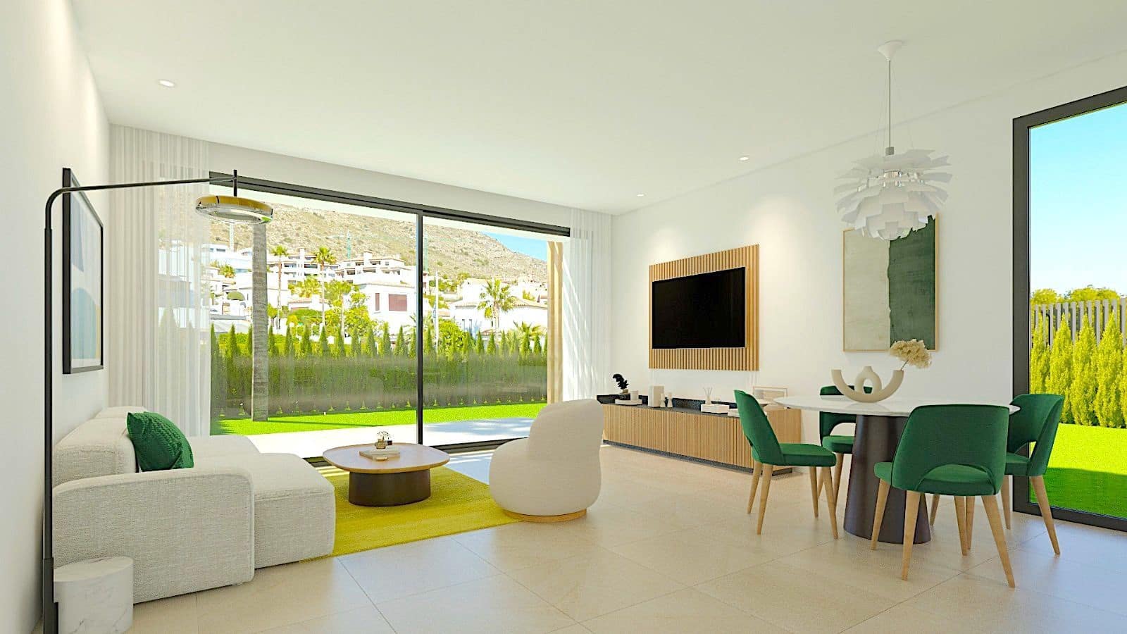 3 slaapkamer Halfvrijstaande villa te koop in Finestrat met zwembad garage - € 535.000 (Ref: 9601037)