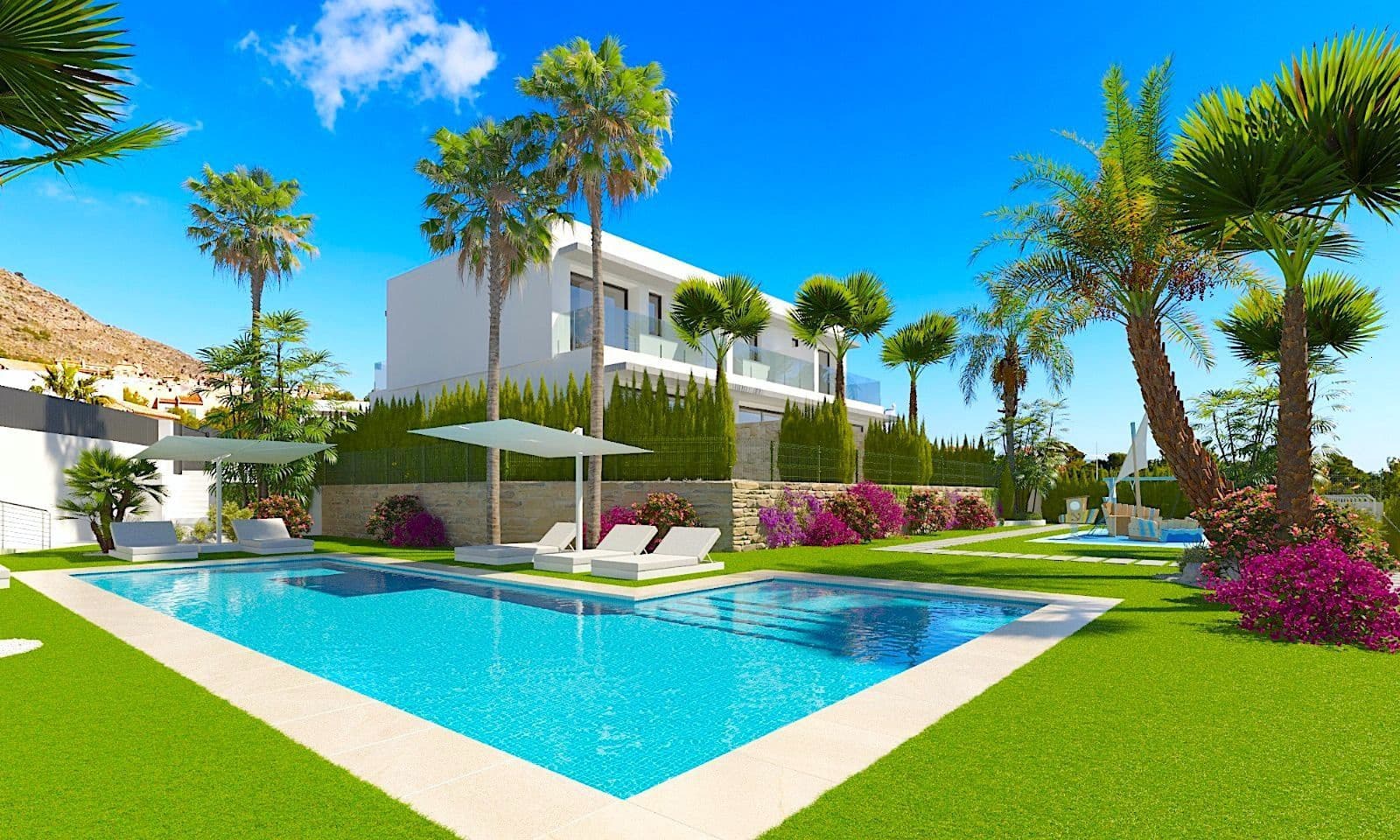 3 slaapkamer Halfvrijstaande villa te koop in Finestrat met zwembad garage - € 535.000 (Ref: 9601037)