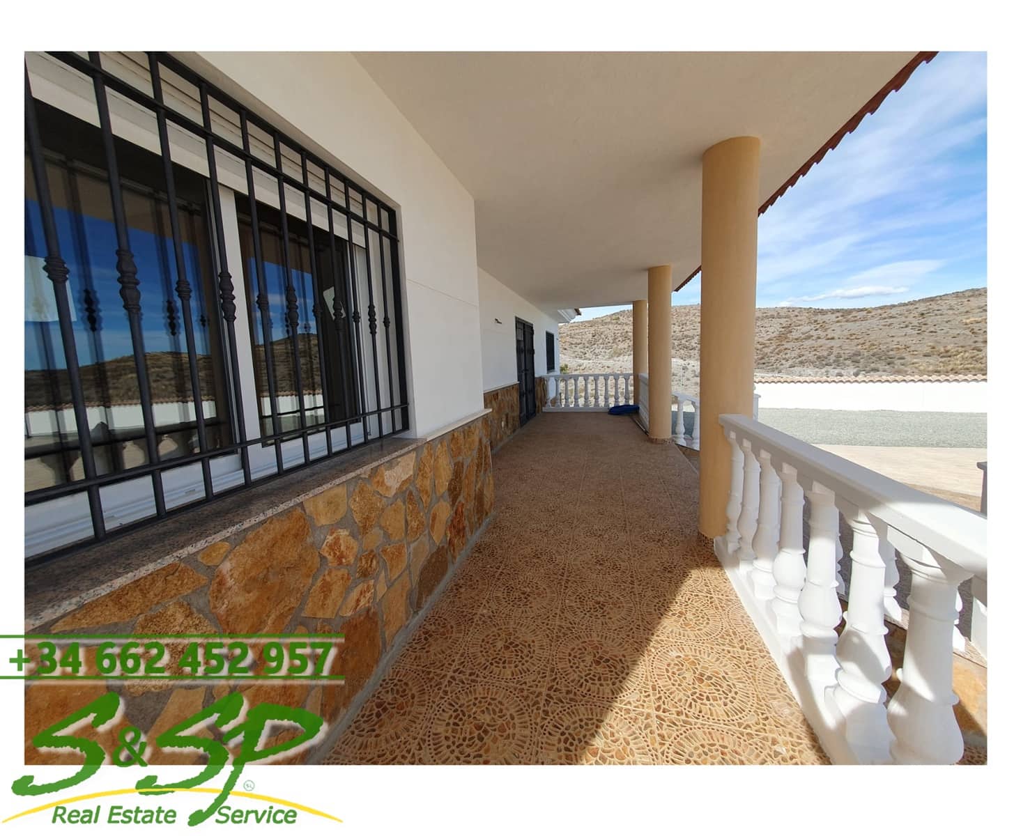 5 soveværelse Finca/Landehus til salg i Puerto Lumbreras med swimmingpool garage - € 288.999 (Ref: 8603818)